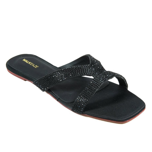 Women Formal Slippers - 40846S - Slippers - Walkeaze